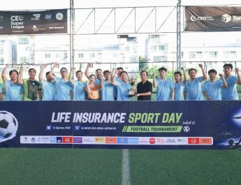 OCEAN LIFE ไทยสมุทรประกันชีวิต แท็กทีมผู้บริหาร-พนักงาน ลงฟาดแข้งฟุตบอล 7 คน คว้ารองอันดับ 1 ฟุตบอล “LIFE INSURANCE SPORT DAY 2026”